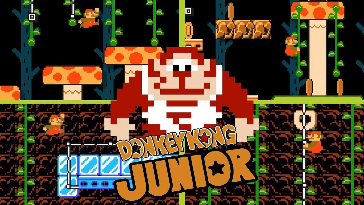 Donkey Kong Jr. FULL Remake in Super Mario Maker 2