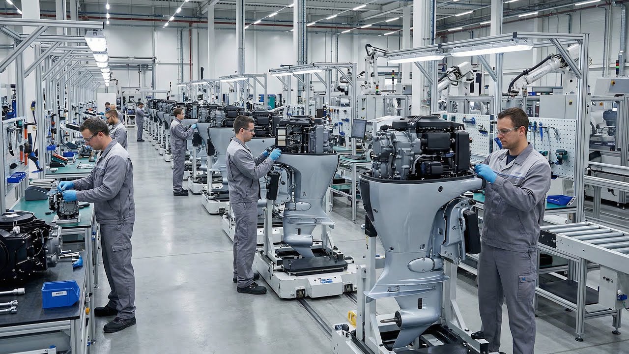 How Outboard Engines Are REALLY Made ?
