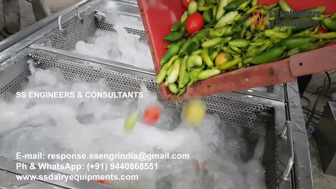 3 basket vegetable washer