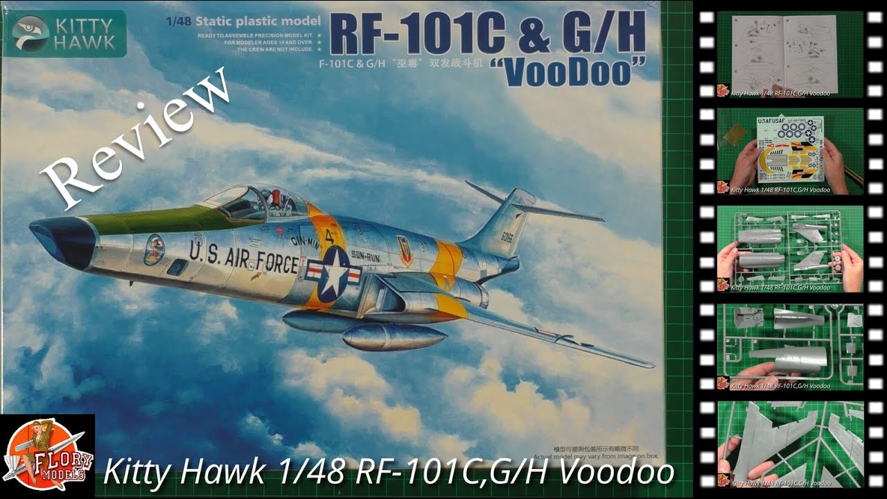 Kitty Hawk 1/48 RF 101C,GH Voodoo Review