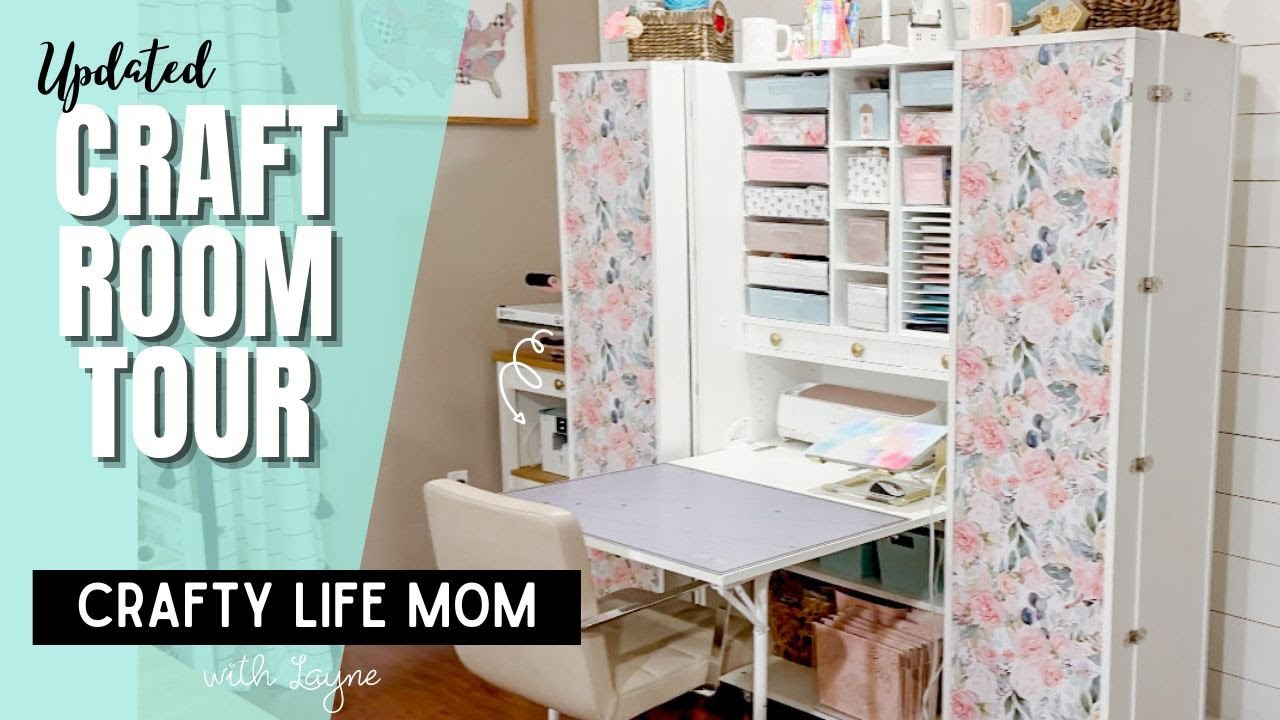 CRAFT ROOM TOUR - 2023 Update to my Crafty Life Mom room