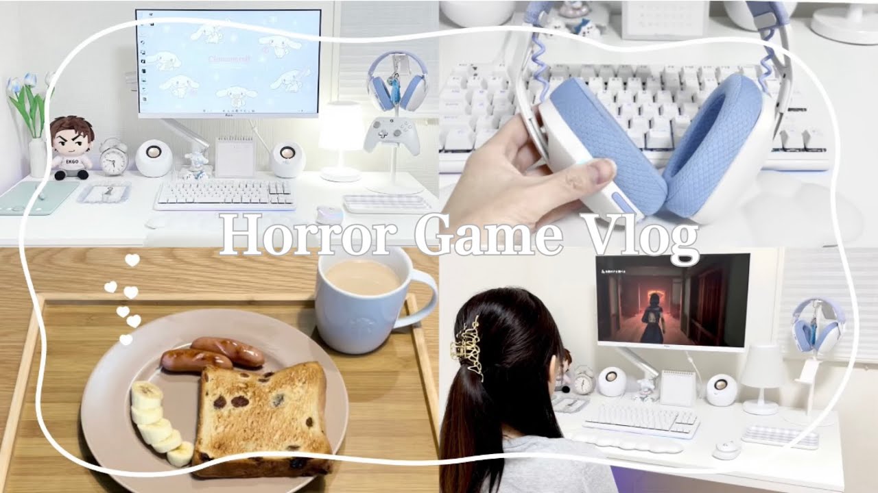 vlog ︴だいすきなホラーゲームで癒された１日🎮サイレントヒルｆ┊dbd キラーで2vs8🎂