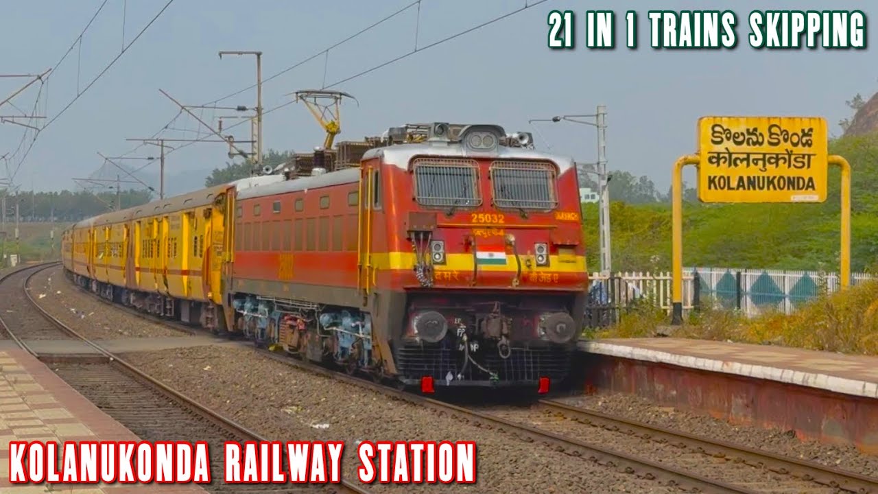 21 Trains Skipping Kolanukonda Railway Station