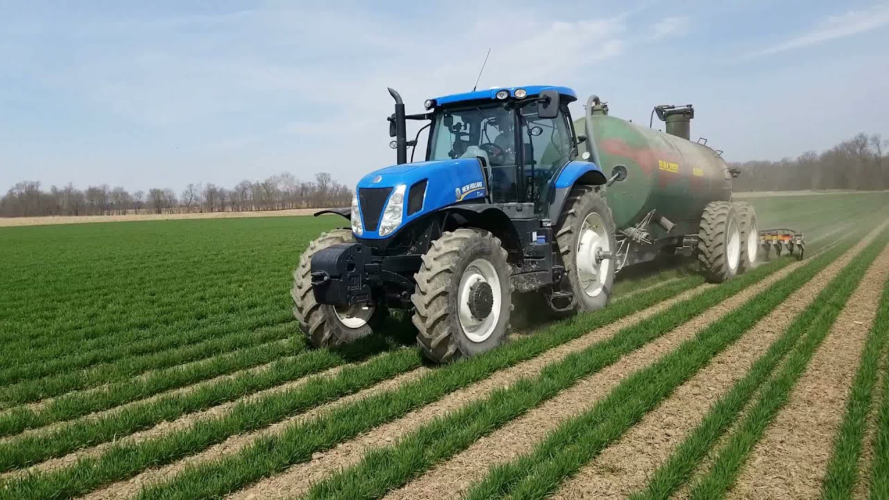 Twin Row Wheat, Applying Manure, and Toolbar Field Trial