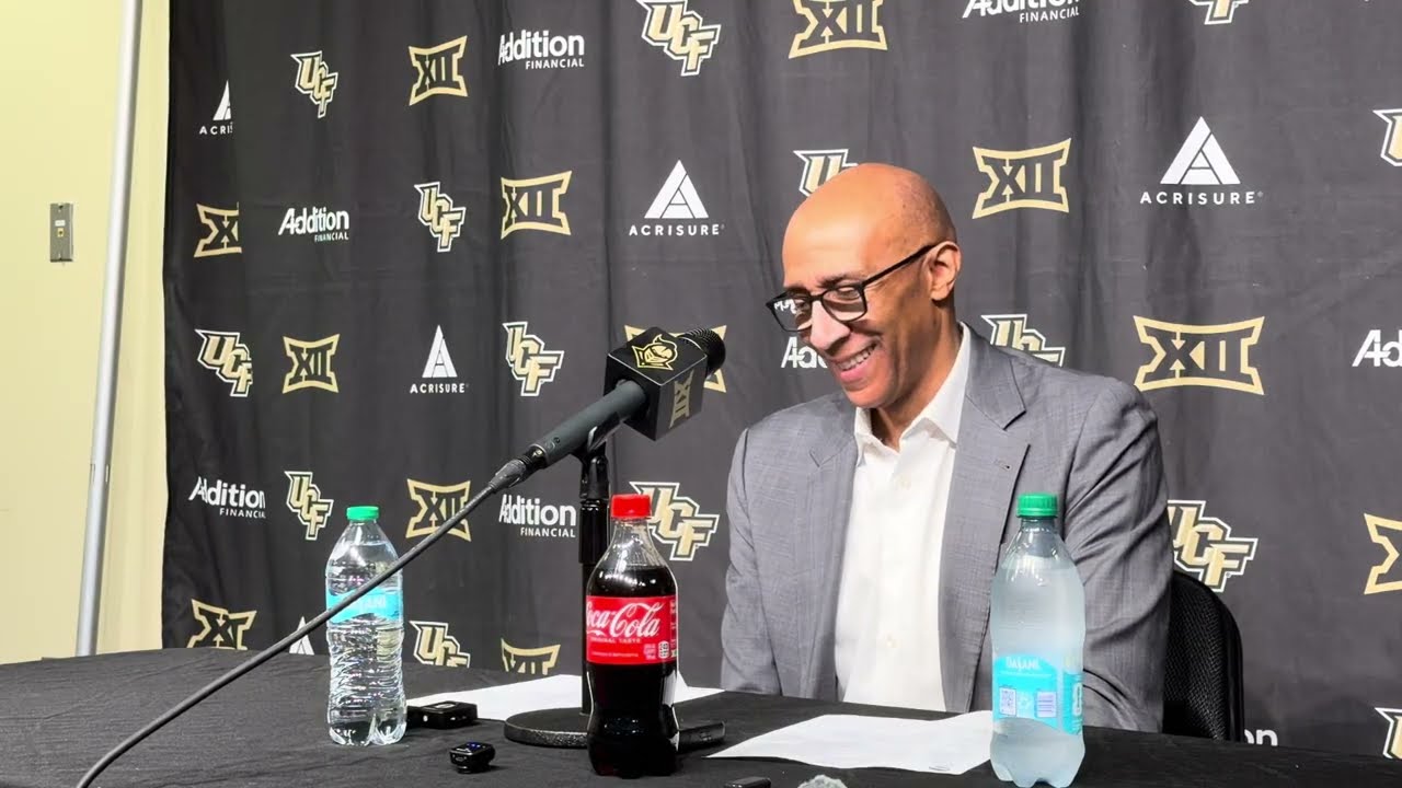UCF Coach Johnny Dawkins Postgame Presser vs. #17 Kansas