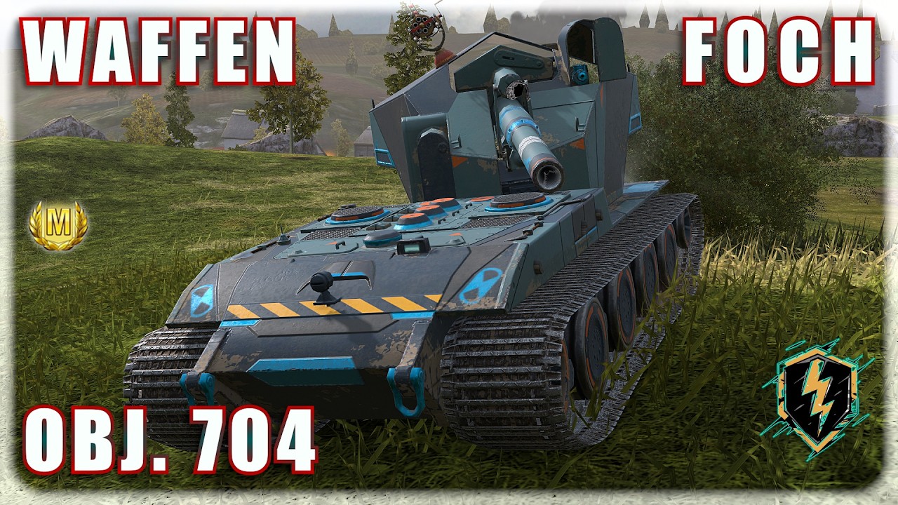 💥WAFFEN ꥟ FOCH ꥟ OBJ. 704 | World of Tanks Blitz Replays