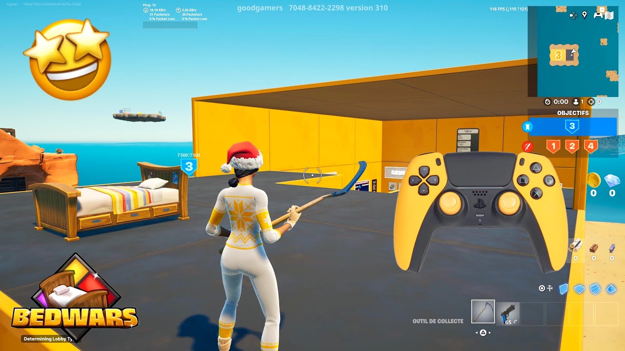 Fortnite Bedwars 🤩 Gameplay PS5 🎮