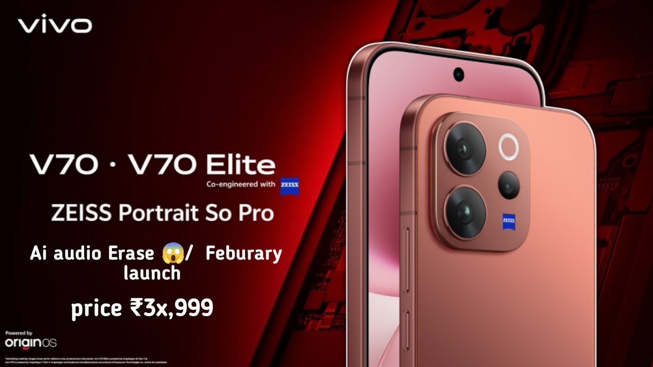 Vivo V70 & Vivo V70 Elite Lpddr5x ufs4.1/ Official launch Price/ Vivo V70 Series review 