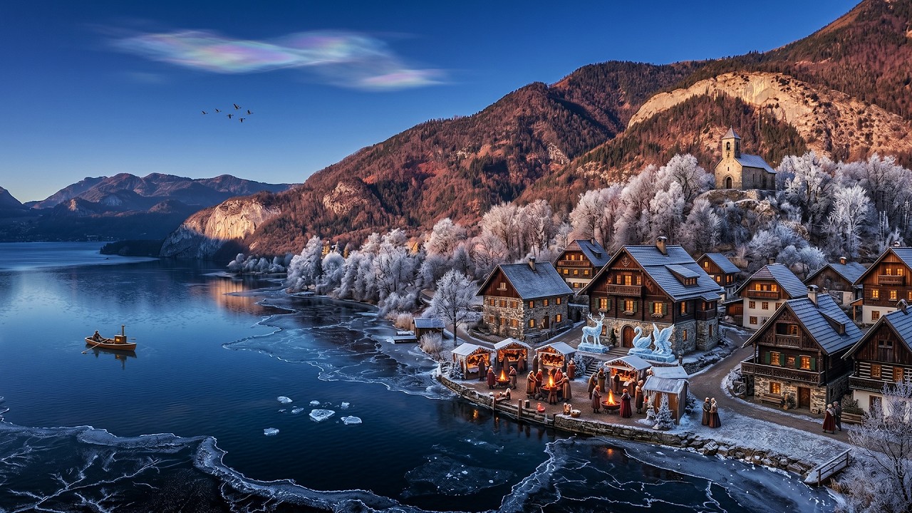 Winter in the Austrian Alps | Epic Drone Flight
