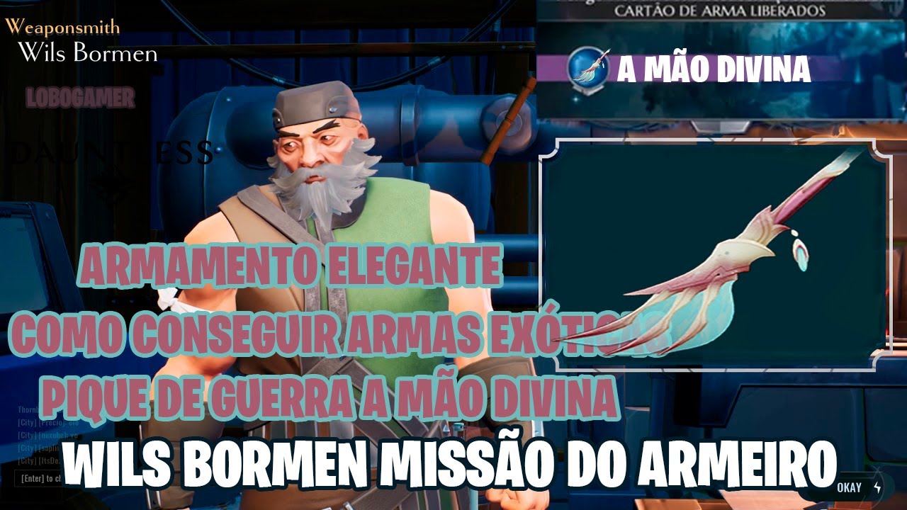 COMO CONSEGUIR ARMAS EX&Oacute;TICAS M&Atilde;O DIVINA-Dauntless