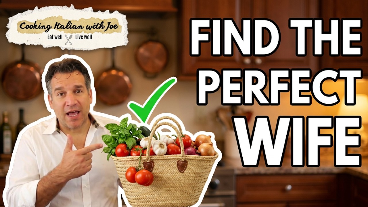 How to find a good wife according to pappa Borio Cooking Italian with Joe