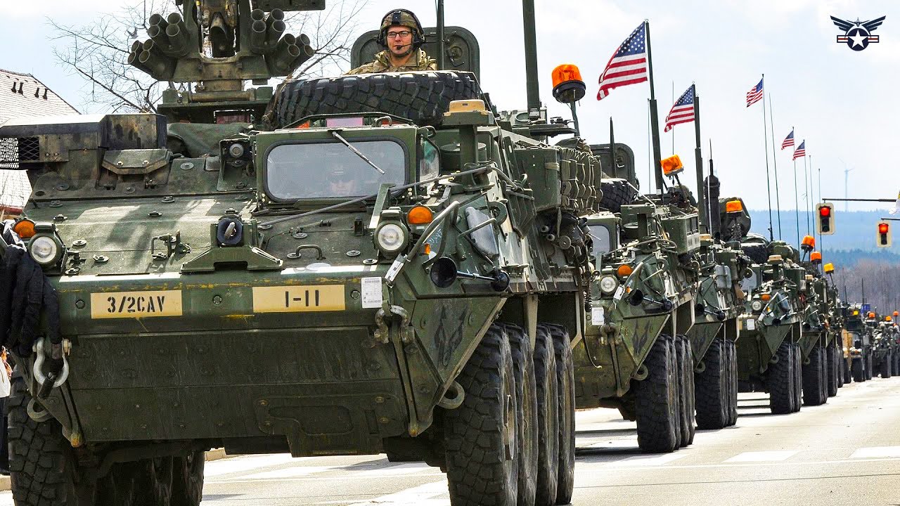 Россия в панике! 2-й кавалерийский полк США и бронемашина Stryker прибыли к польско-украинской
