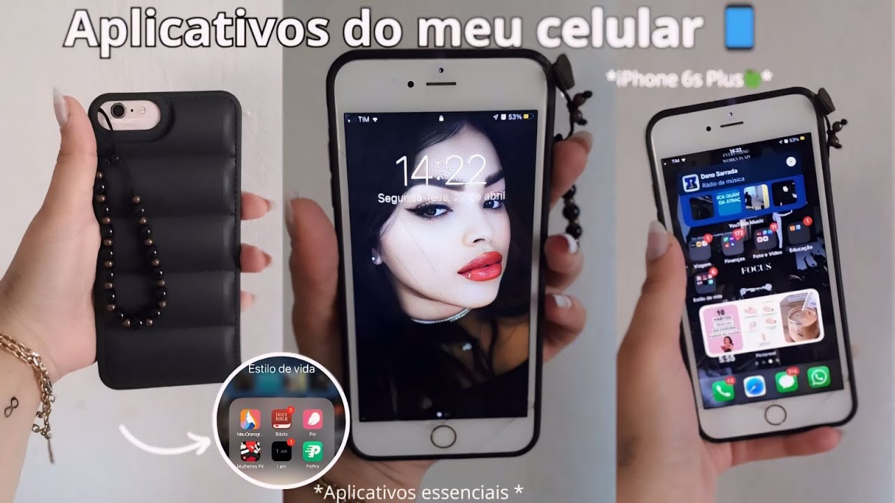 Aplicativos do meu iPhone 6s Plus em 2024 || aplicativos essenciais💋