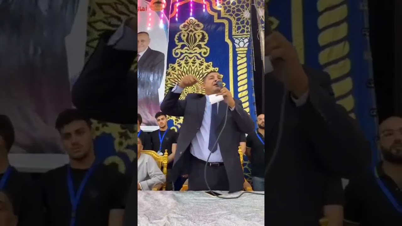 عماد شعبان  فى مؤتمر دعم اللواء فايق الزكي فى حارة البوها 