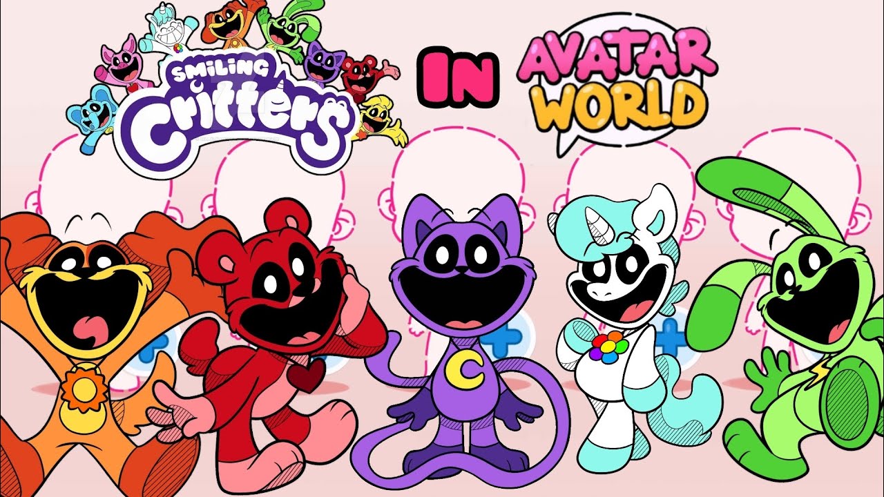 How To Make Smiling Critters 😻🌛 in Avatar World!! #avatarworld #smilingcritters #video