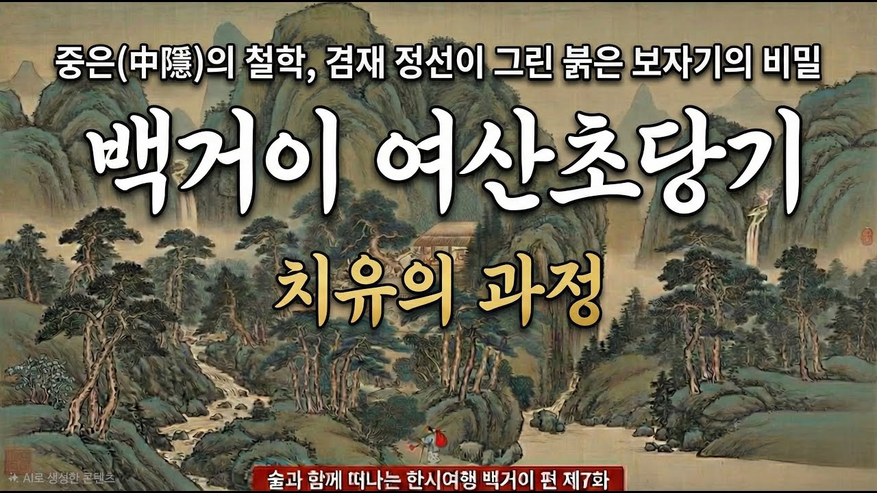 백거이 '여산초당기' : 겸재 정선 그림(여산초당도) 속 '붉은 보따리'의 정체는?