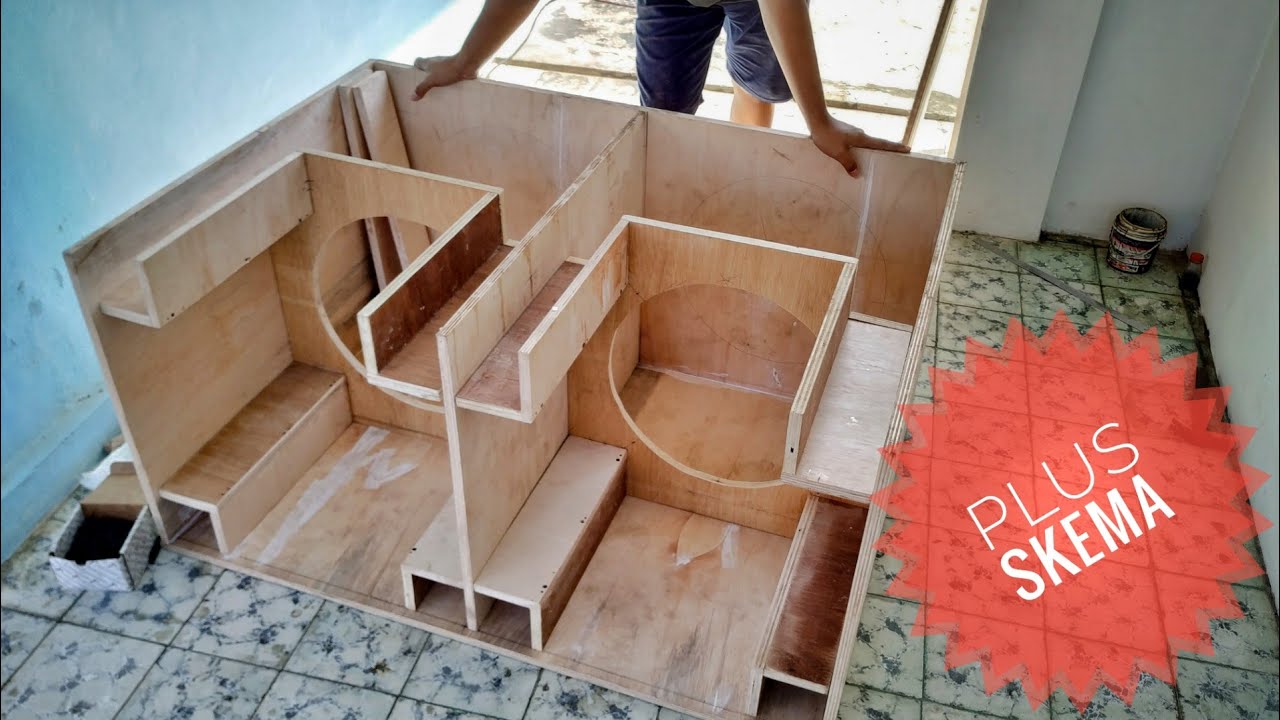 Cara membuat box planar double 18in + skema