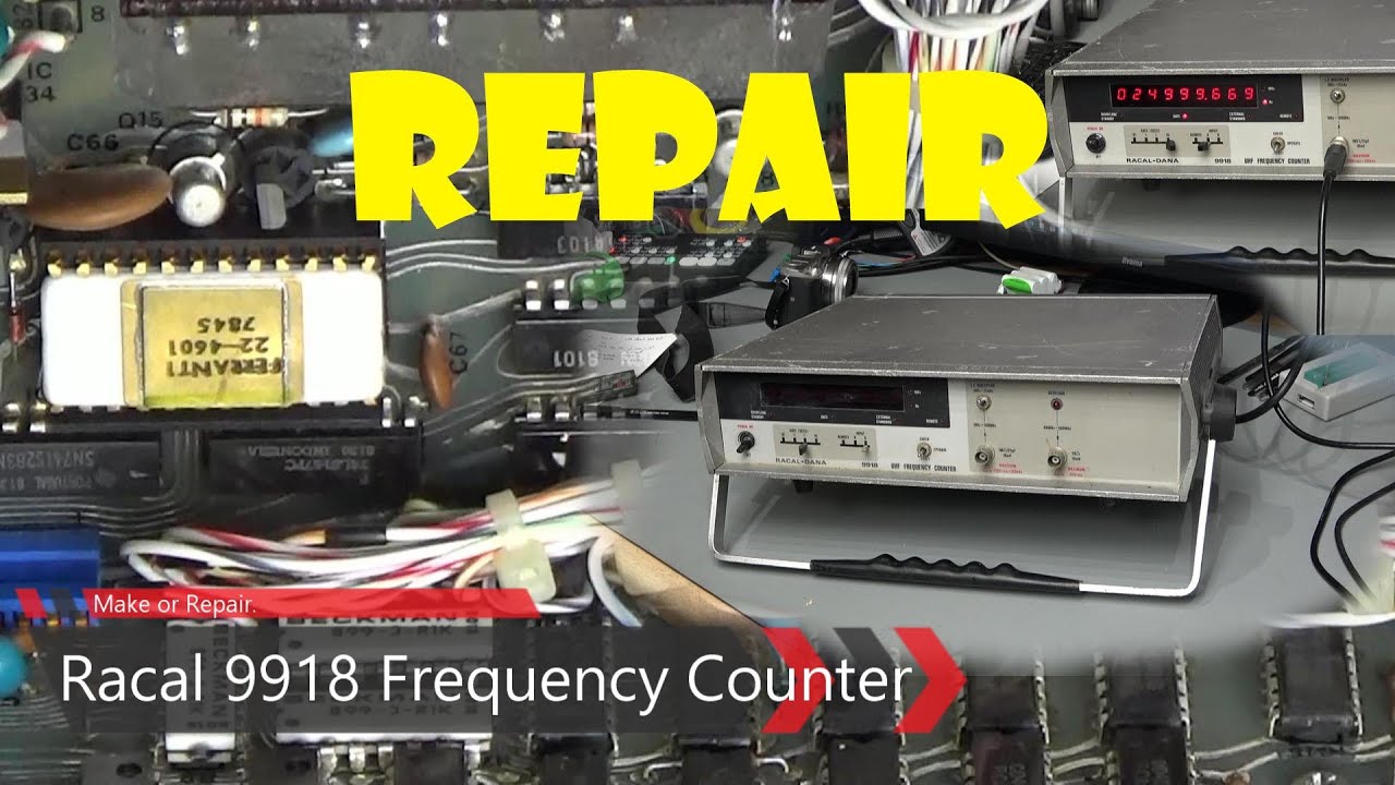 Racal Dana 9918 Frequency Meter Repair Tear Down #0043