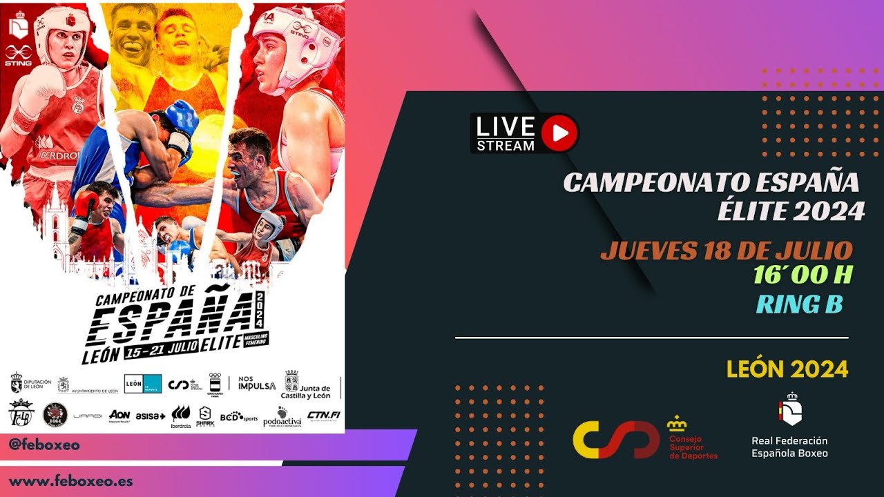 LEÓN ACOGE  EL CAMPEONATO DE ESPAÑA ÉLITE 2024