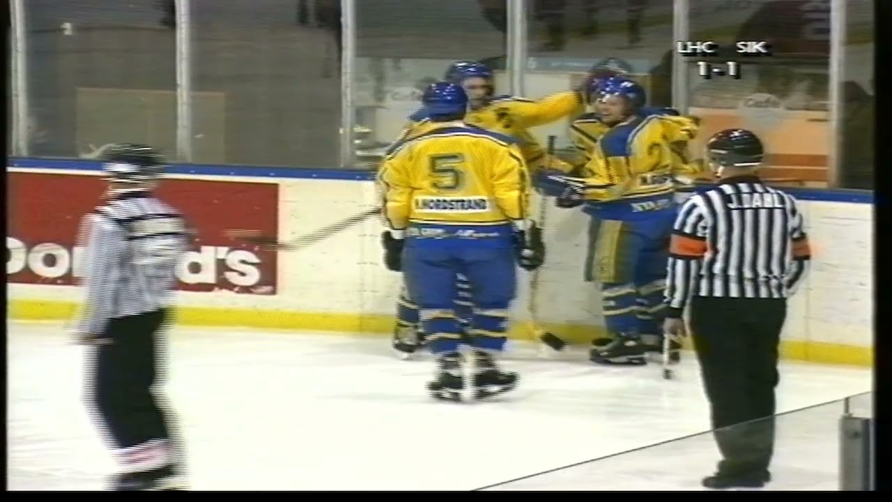 Landskrona Hockey mot Sölvesborg - kvalmatch. Landskrona Vision lokal-tv