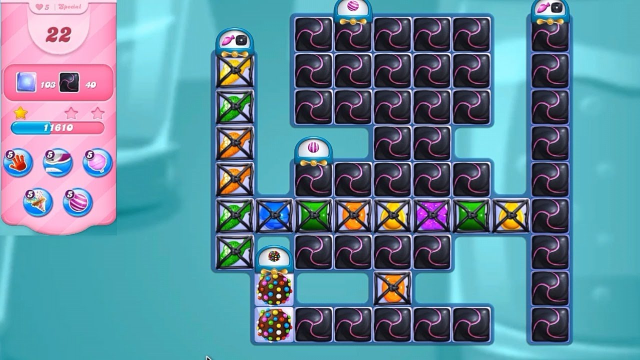 Crazy 40 Color BomBs party |Candy crush saga | #CCS_HCR