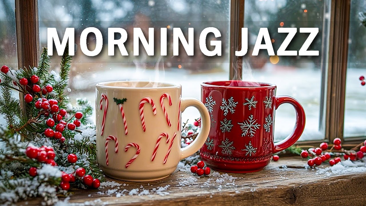 Relaxing November Jazz ☕Sweet Morning Jazz Coffee & Happy Winter Bossa Nova Piano for Positive Moods