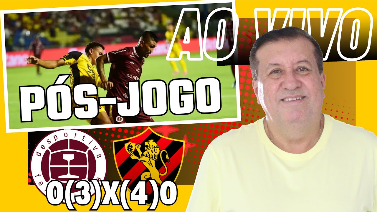 DESPORTIVA 0(3)X(4)0 SPORT - COPA DO BRASIL - PÓS-JOGO AO VIVO!