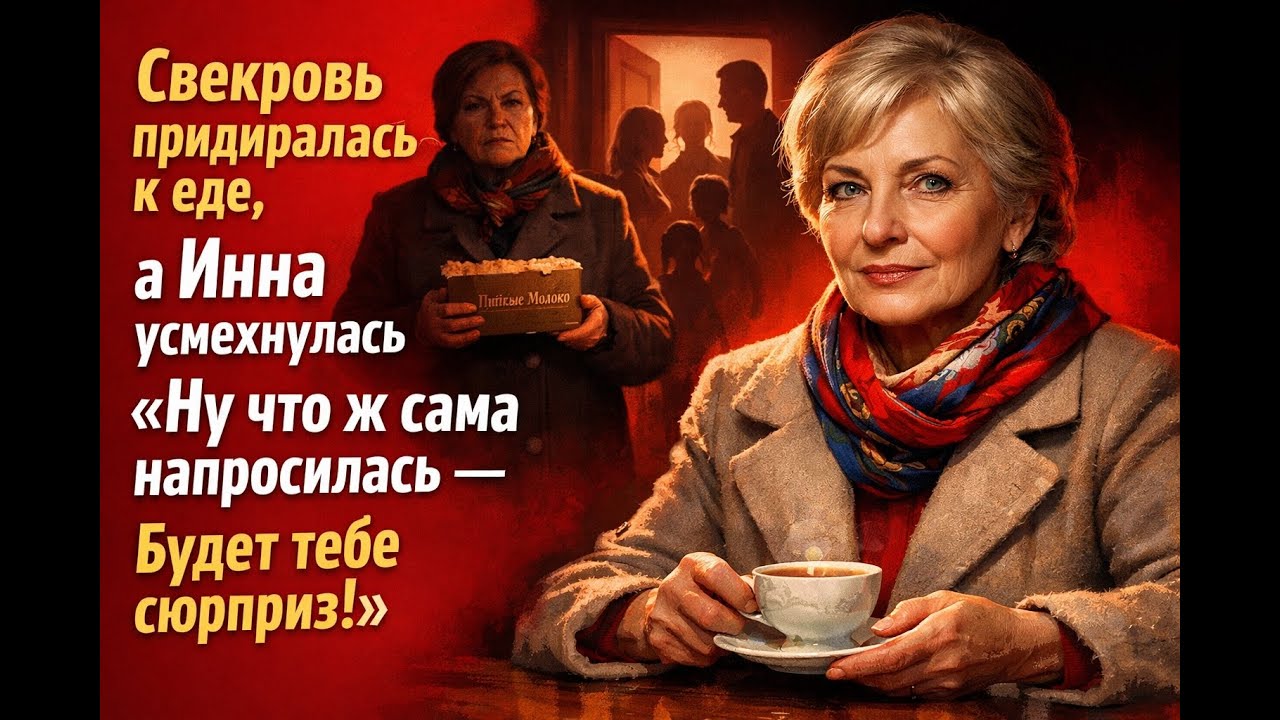 Свекровь придиралась к еде, а Инна усмехнулась «Ну что ж сама напросилась — будет тебе сюрприз..