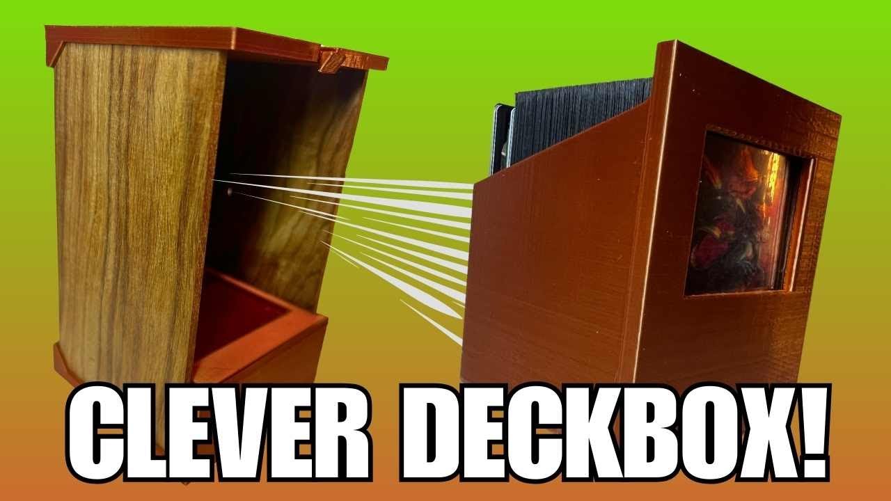 I the ULTIMATE 3d Printed Deck BOX!!! #edh
