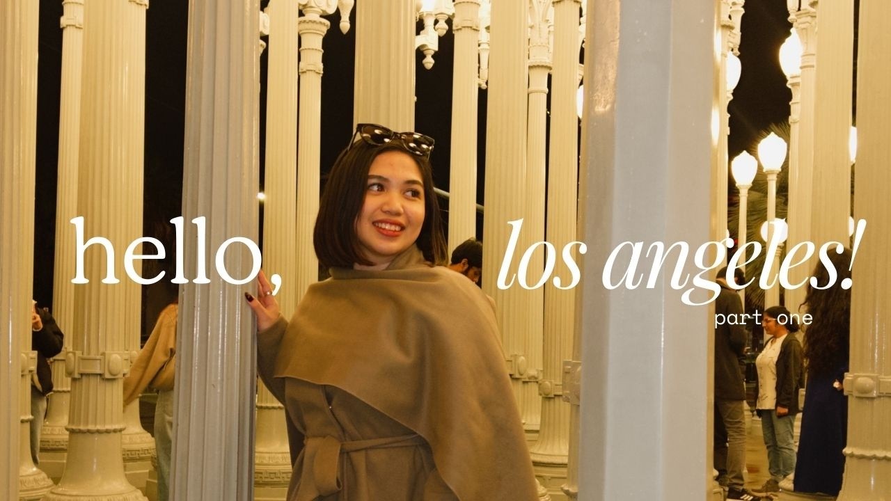 first days in la 🍿 | the broad, farmer's market, LACMA, tu cha, la la kind cafe matcha,