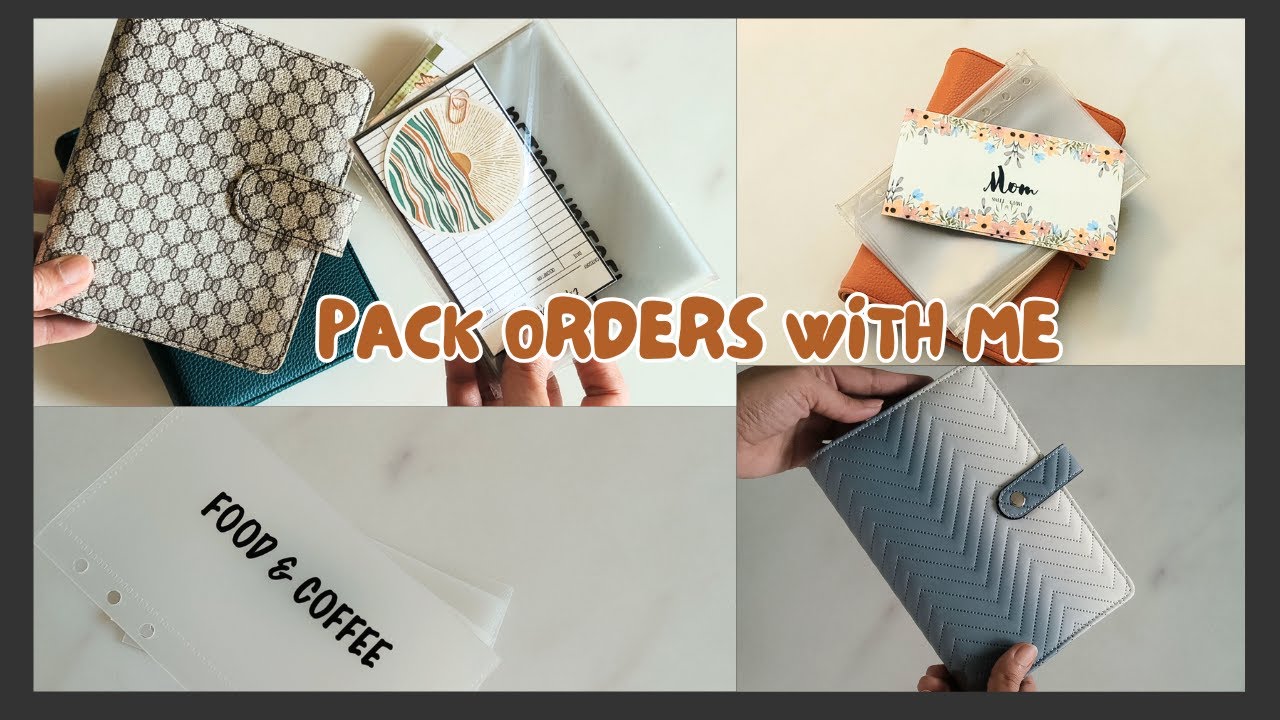PACK ORDERS WITH ME I BUDGET BINDERS I SMALL BUSINESS I SIDE HUSTLE