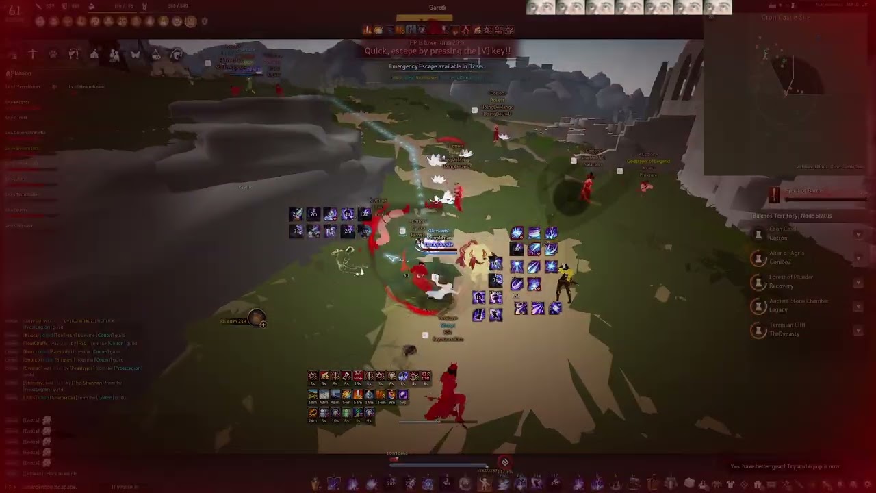 Deviants comes up short Balenos T1 Node War NA Awakening Woosa