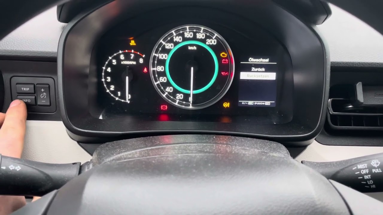 Suzuki Ignis 2016-2023 Serviceanzeige reset zurücksetzen Anleitung Deutsch