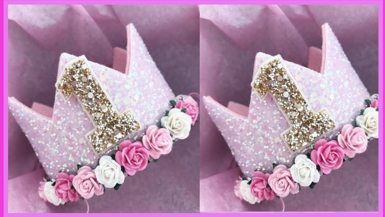 CORONA de PRINCESA foami o goma eva, corona fiestas infantiles ,Princess crown for brithday👑