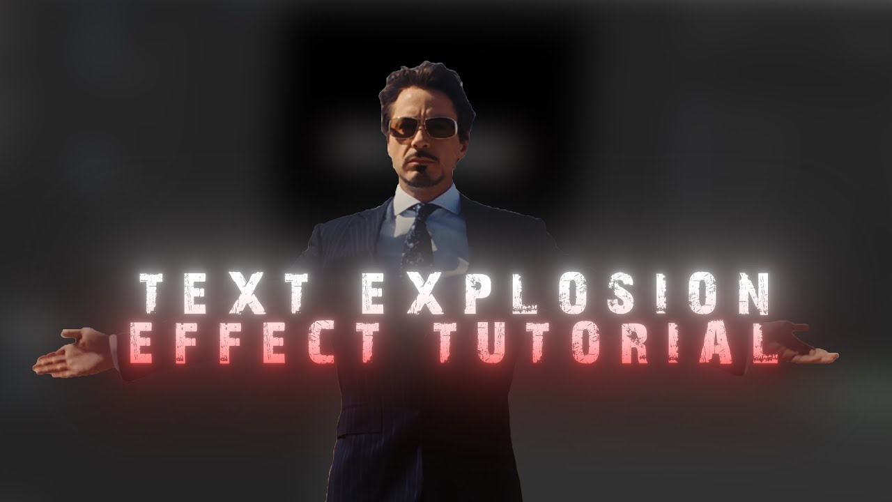 How To Make Text Explosion Effect In After Effects | Tutorials