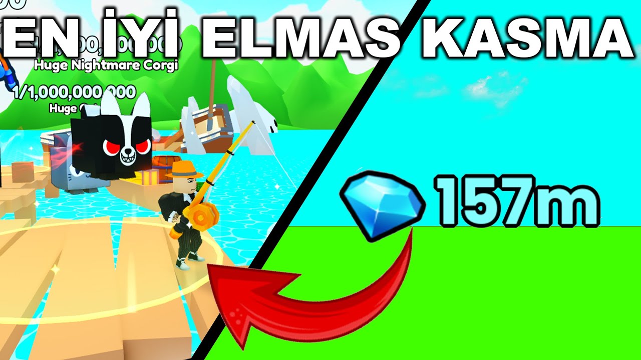 YENİ EN HIZLI ELMAS KASMA TAKTİĞİ!? / PETS GO ROBLOX