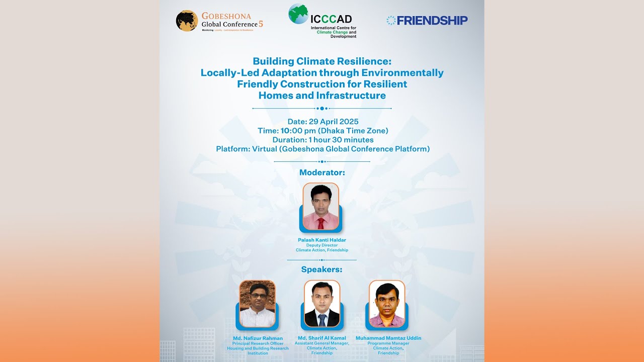 Building Climate Resilience: Locally-Led Adaptation through Environmentally Friendly Construction