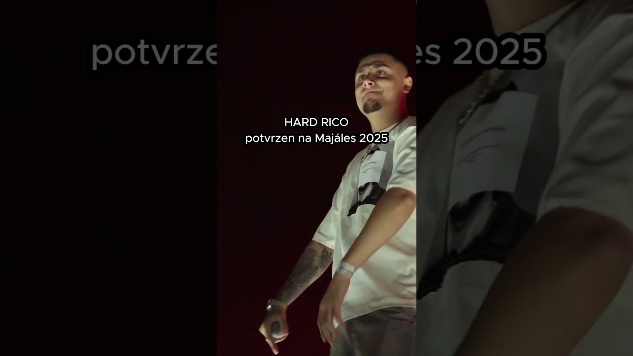HARD RICO potvrzen na Maj&aacute;les 2025. 💪🖤🔥 Kdo si to d&aacute;? #majales #hardrico #majales2024 #trending
