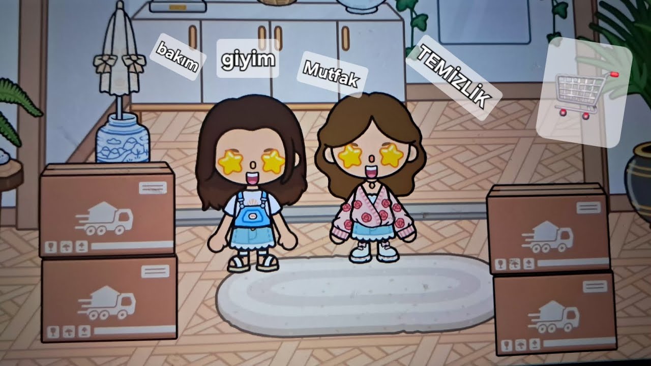 Hilalin dev market alışverişi açılımı ve yetişirim/Toca luna/ toca boca/luna hilal/ alışveriş 