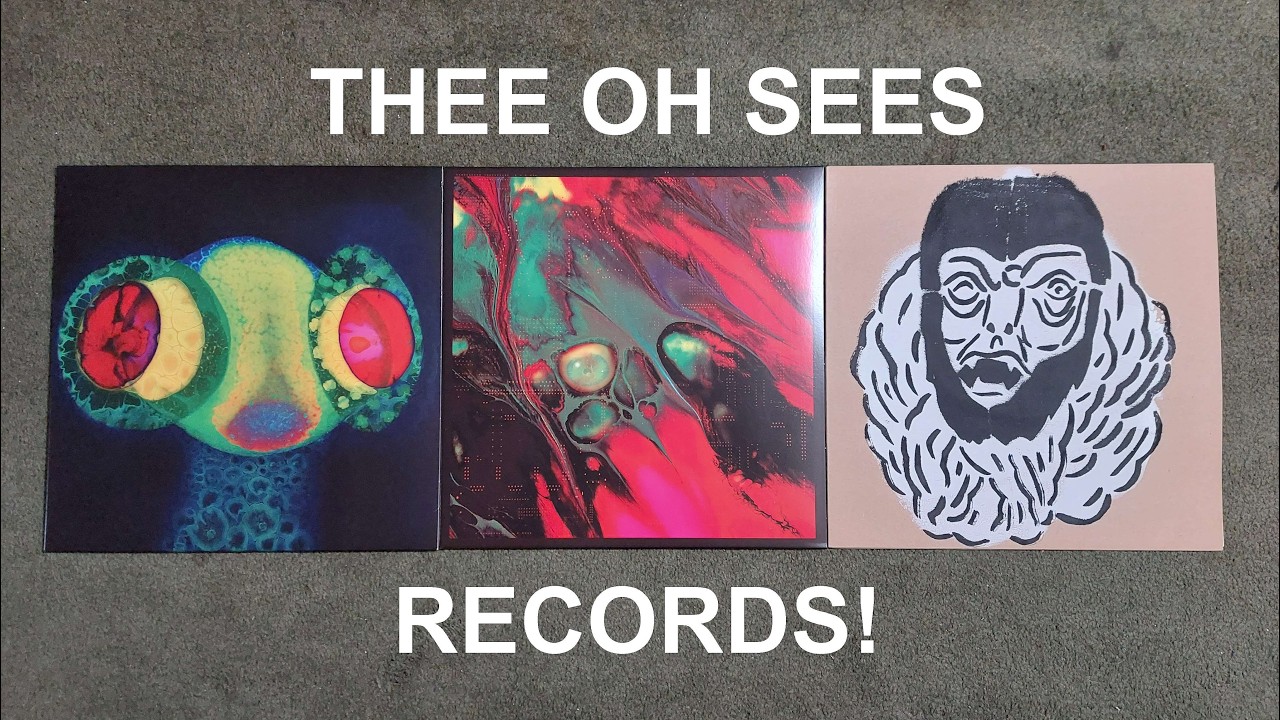 My Osees Vinyl Record collection Part 3 (Thee Oh Sees Oh Sees OCS) LP Album