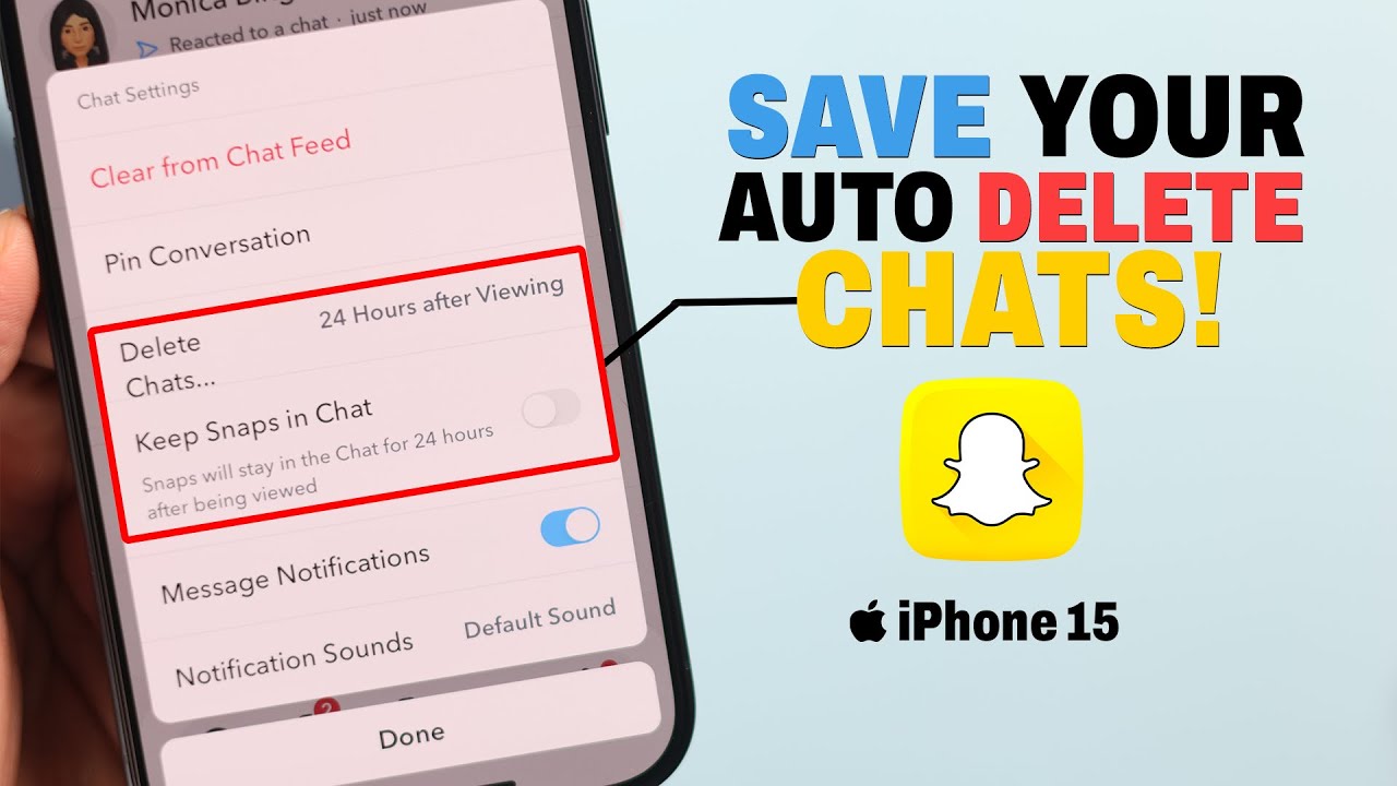 How to Fix Snapchat Automatically Delete Chats! [After Viewing]