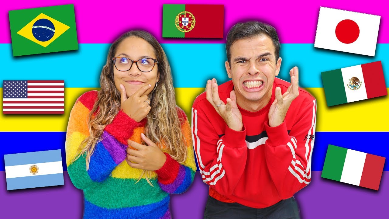 UM DIA INTEIRO SÓ COMENDO COMIDAS DE OUTRO PAÍS!