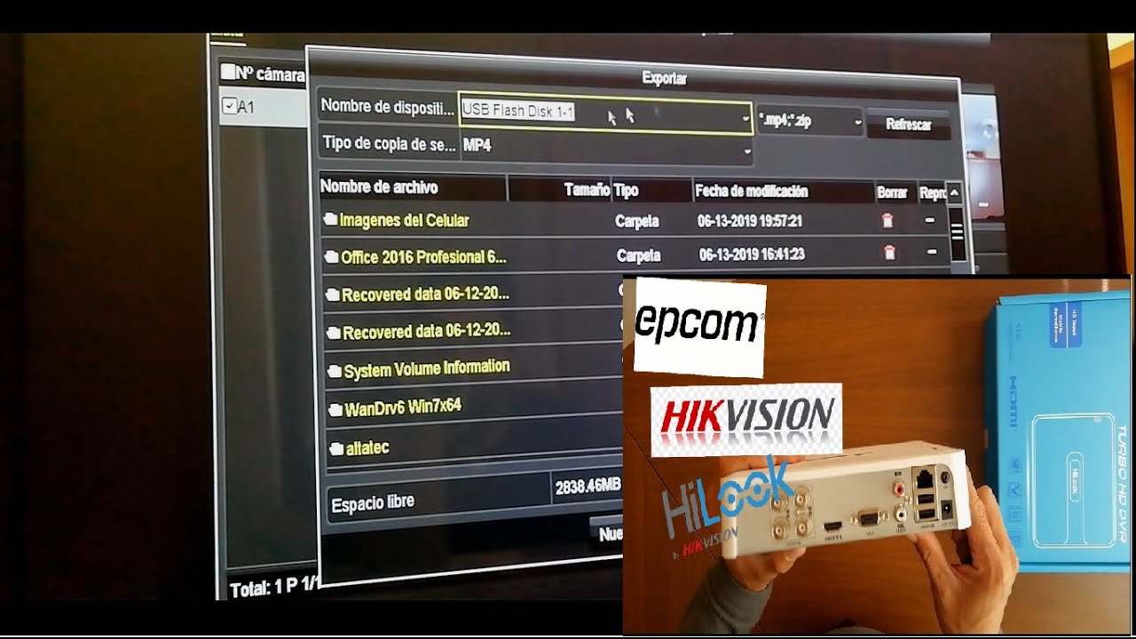 Como Sacar un Video de Nuestro Dvr a nuestra USB (Exportar Video)