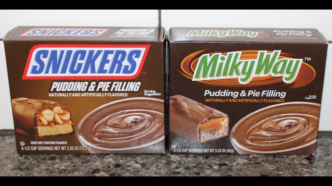 Snickers and Milky Way Pudding & Pie Filling Review