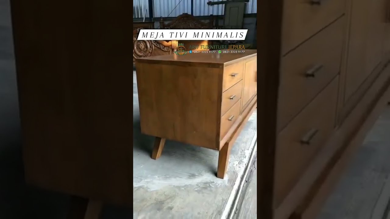 Meja Tv Minimalis Jati Jepara, Model Meja Tv Jati Jepara, Hp, Wa 082133259177