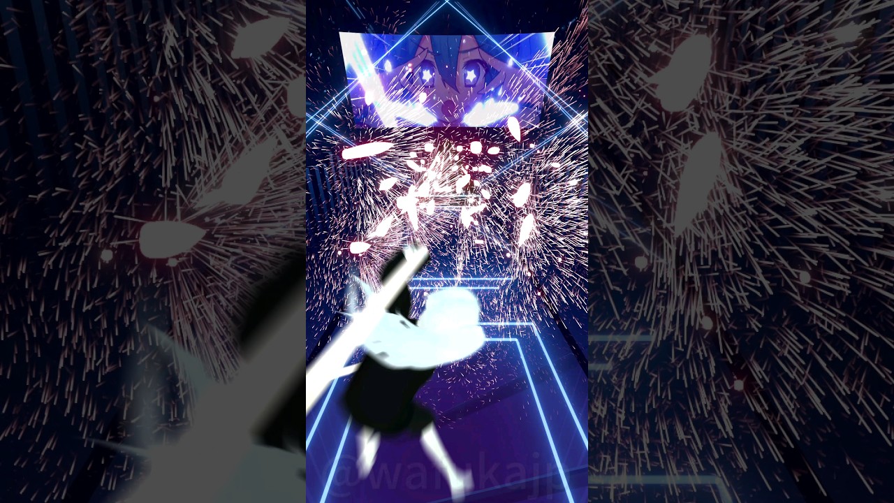 VR game of shooting back miku-miku beams with leeks 