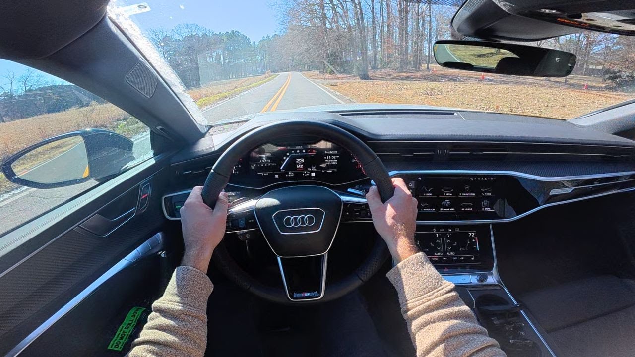 2025 Audi S7 Premium Plus: POV Drive, Walkaround and ASMR
