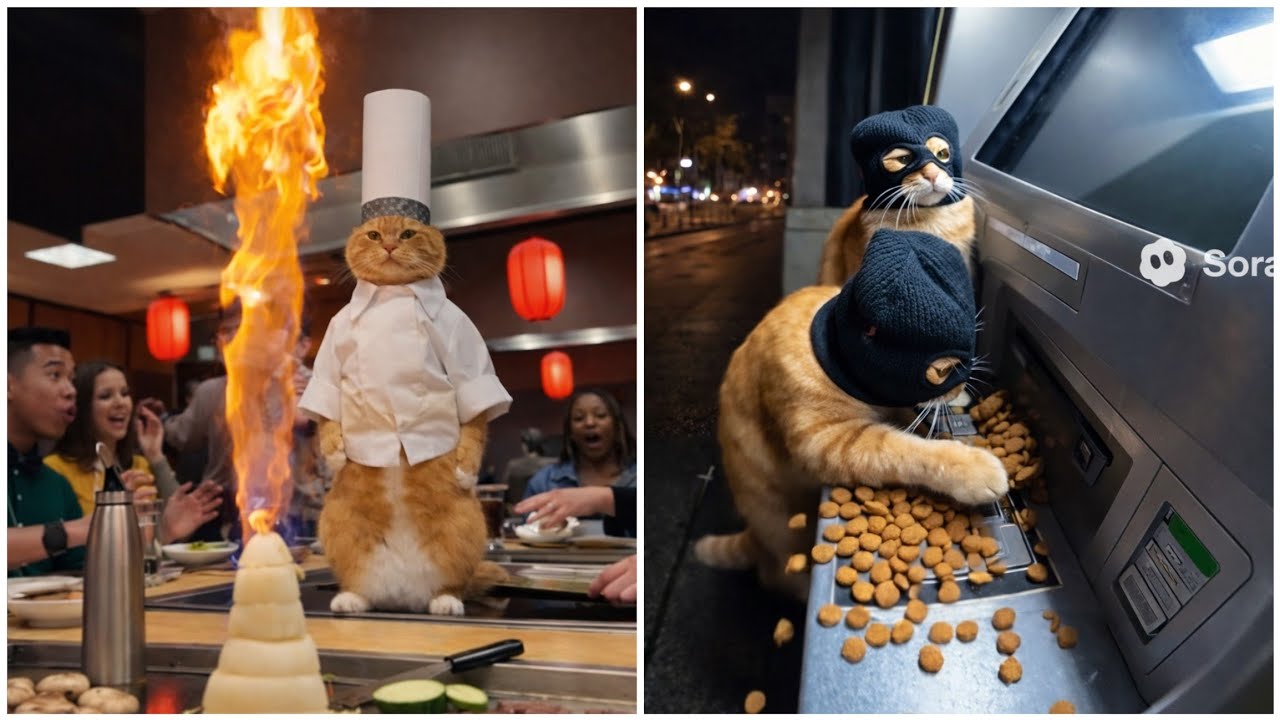 You Won’t Believe What These Sora Kitty Cats Do 😱 Absolutely Insane Moments!