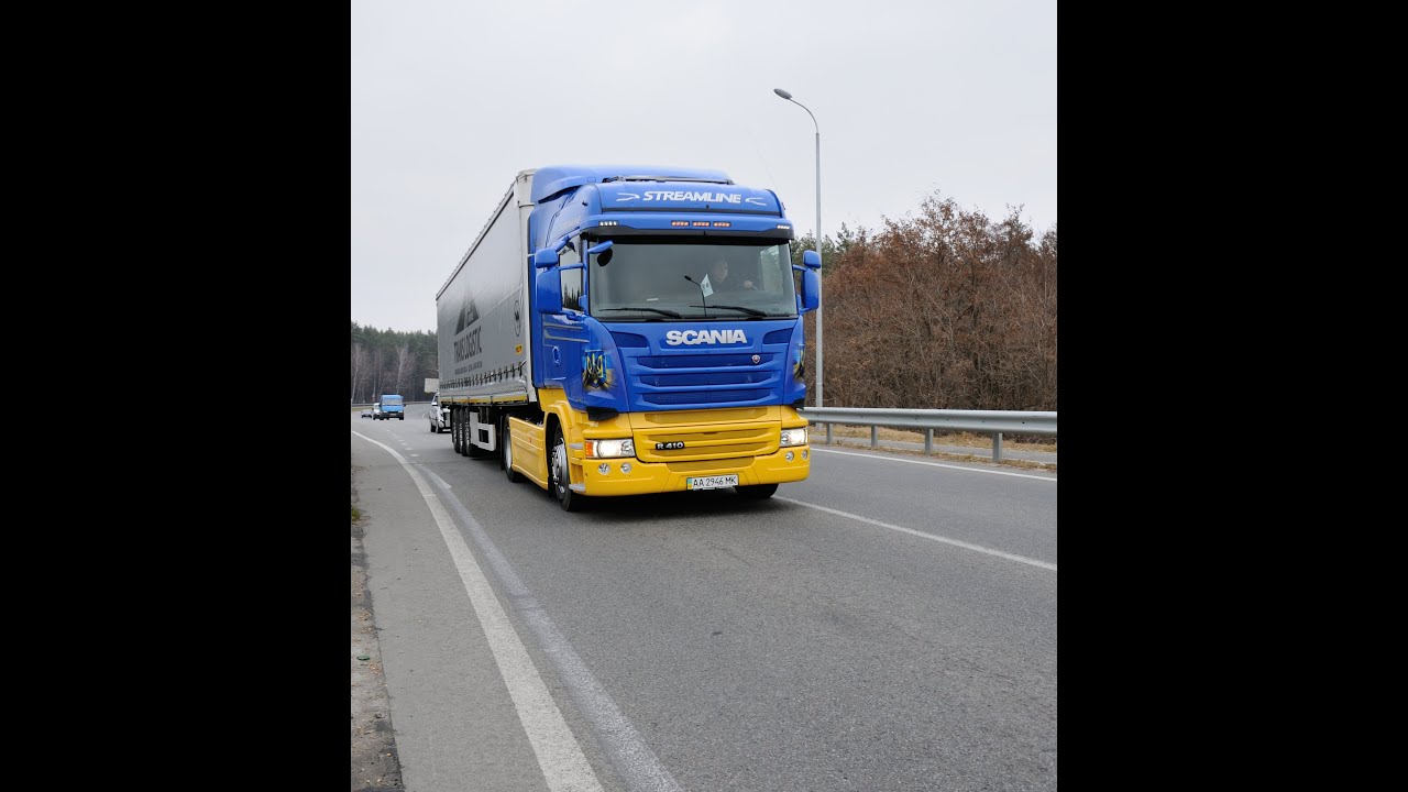 Тест-драйв Scania R410 Евро 6 в Украине