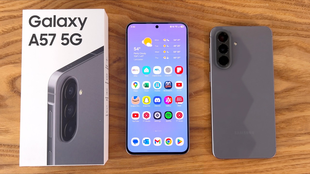 Распаковка и первые впечатления от Samsung Galaxy A57 5G!